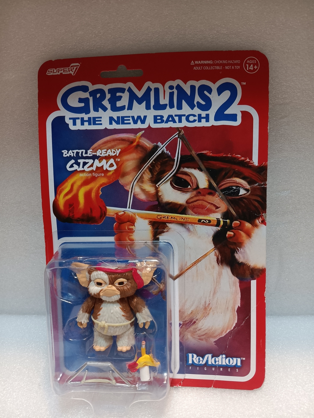 Gremlins 2 Battle-Ready Gizmo Action Figure (Red, Brown, White)